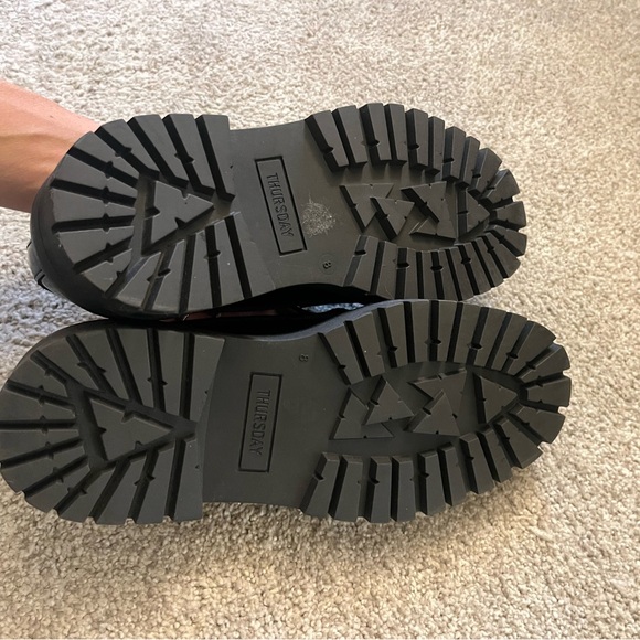 Elegant Black Penny Platform Loafers from Thursday Boots - Picture 5 of 5